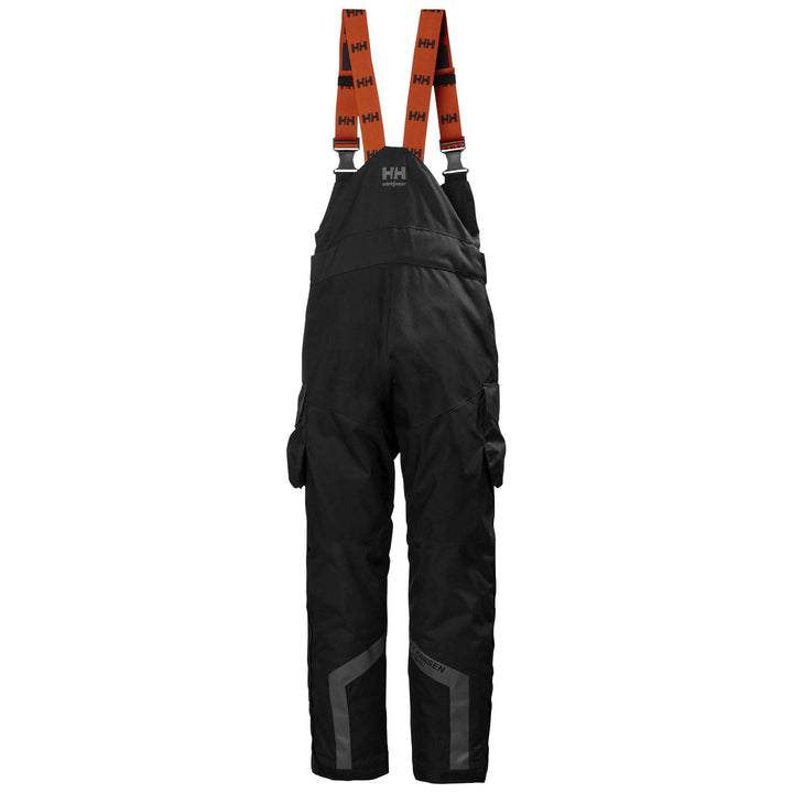 Helly Hansen Bifrost Winter Bib and Brace Overalls Black 2 Rear #colour_black