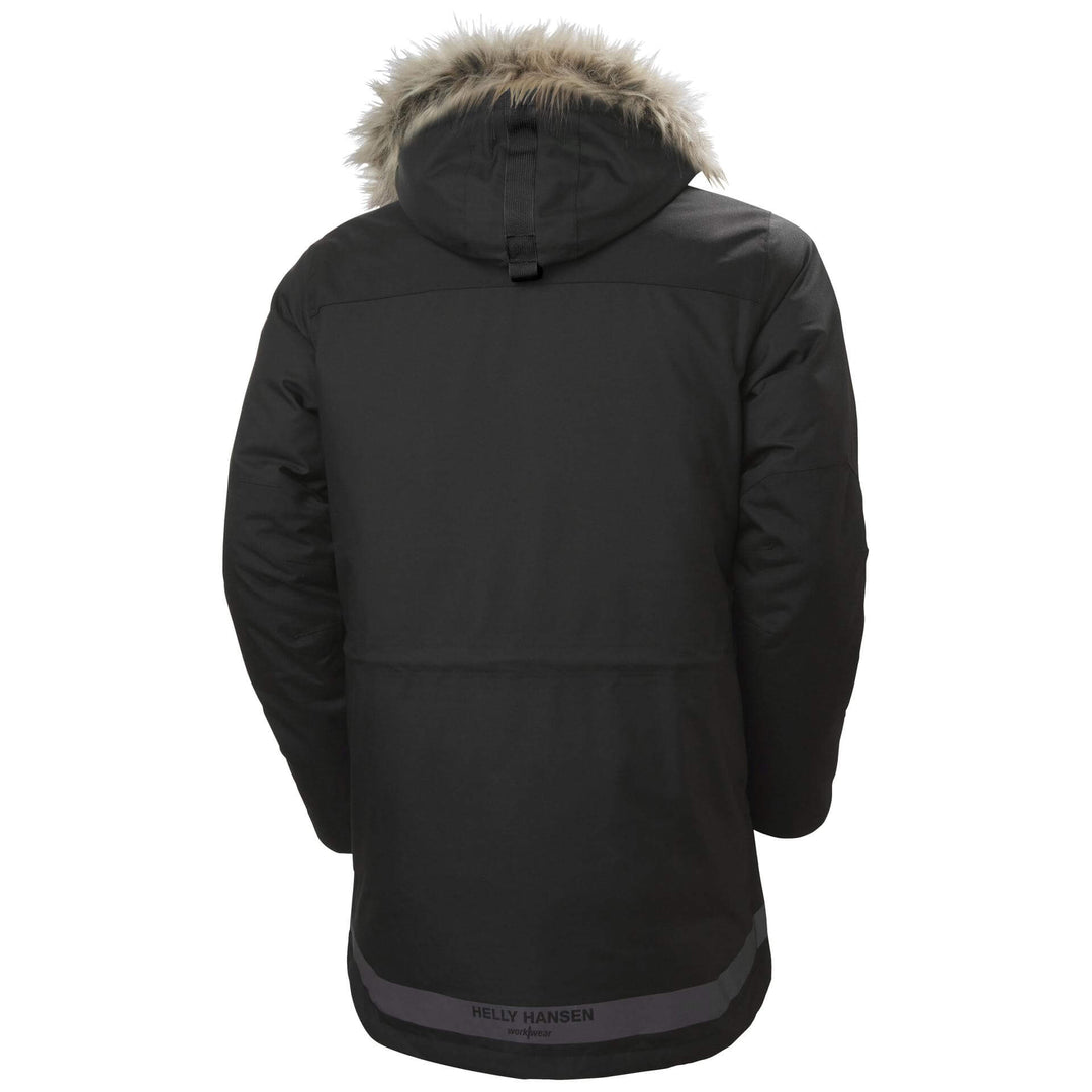 Helly Hansen Bifrost Winter Insulated Parka Black 2 Rear #colour_black