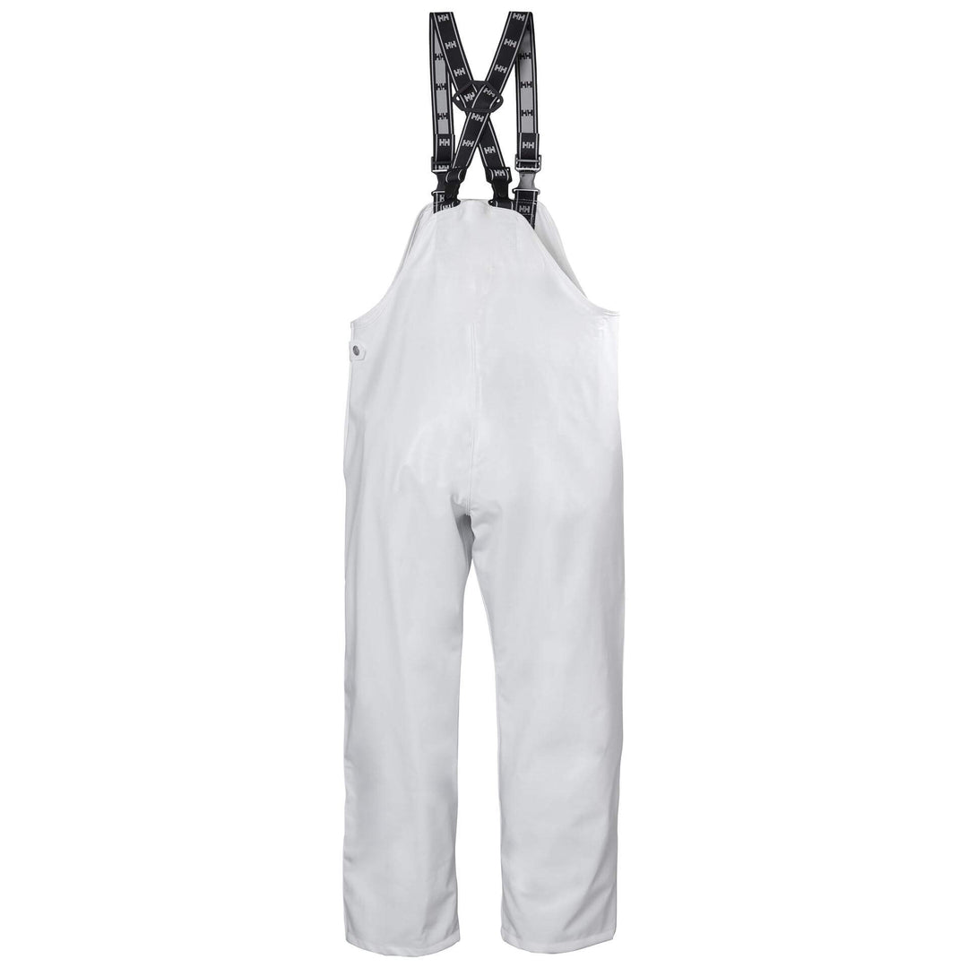 Helly Hansen Bodo Waterproof Bib and Brace Overalls White 2 Rear #colour_white