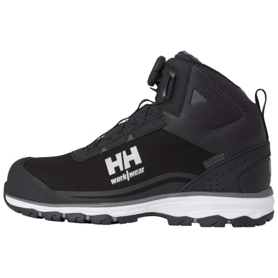 Helly Hansen Chelsea Evo 2.0 Boa S3 Work Safety Boots Black/Grey 1 Front #colour_black-grey
