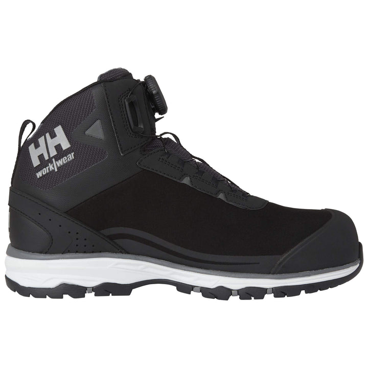 Helly Hansen Chelsea Evo 2.0 Boa S3 Work Safety Boots Black/Grey 2 Side #colour_black-grey