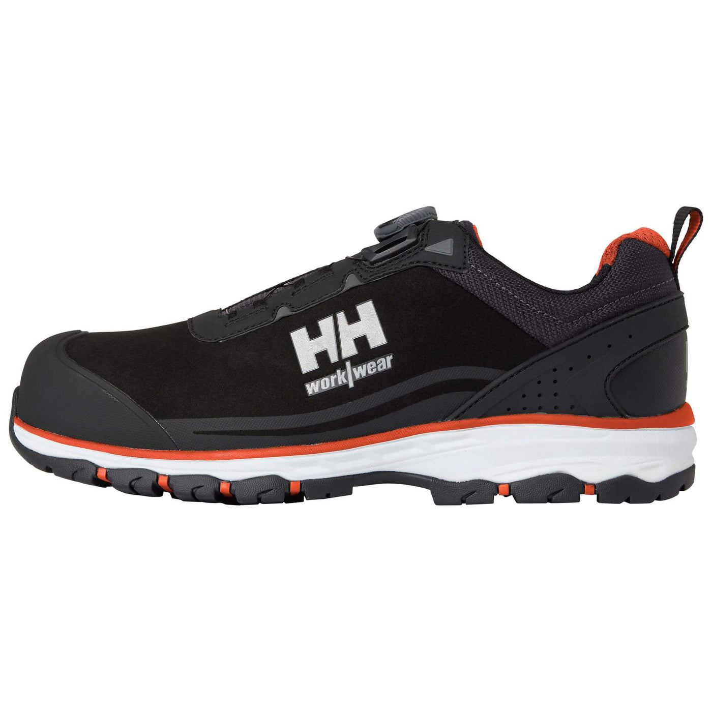 Helly Hansen Chelsea Evo 2.0 Boa S3 Work Safety Shoes Black/Orange 1 Front #colour_black-orange