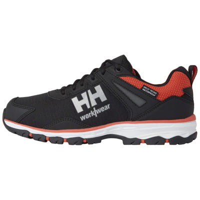Helly Hansen Chelsea Evo 2.0 O2 Work Shoes Black/Orange 1 Front #colour_black-orange
