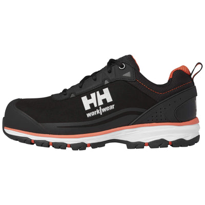 Helly Hansen Chelsea Evolution 2 Low S3 Lightweight Safety Shoes Black/Orange Detail 1#colour_black-orange