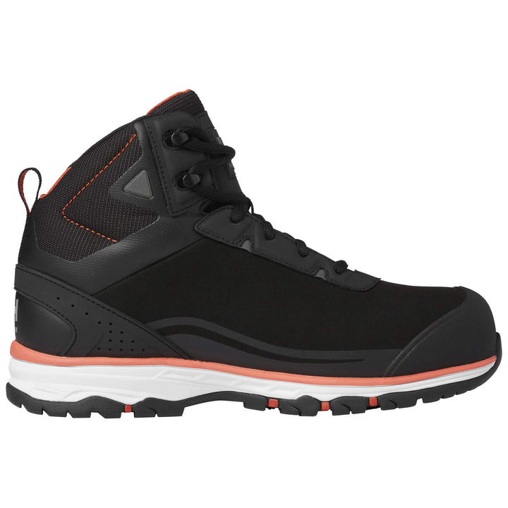 Helly Hansen Chelsea Evolution 2 Mid S3 HT Lightweight Safety Boots Black/Orange Detail 2#colour_black-orange