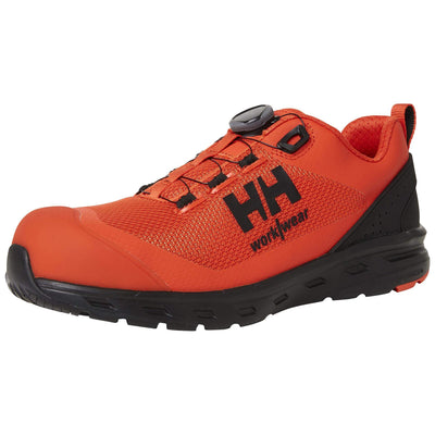 Helly Hansen Chelsea Evolution BRZ Boa S1P Work Safety Shoes Dark Orange Angle#colour_dark-orange