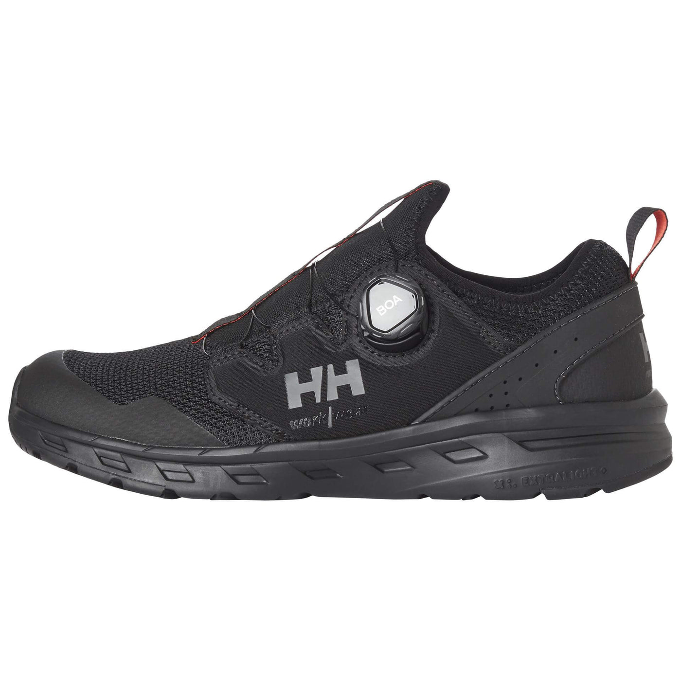 Helly Hansen Chelsea Evolution BRZ Boa Soft Toe Shoes Black Front#colour_black