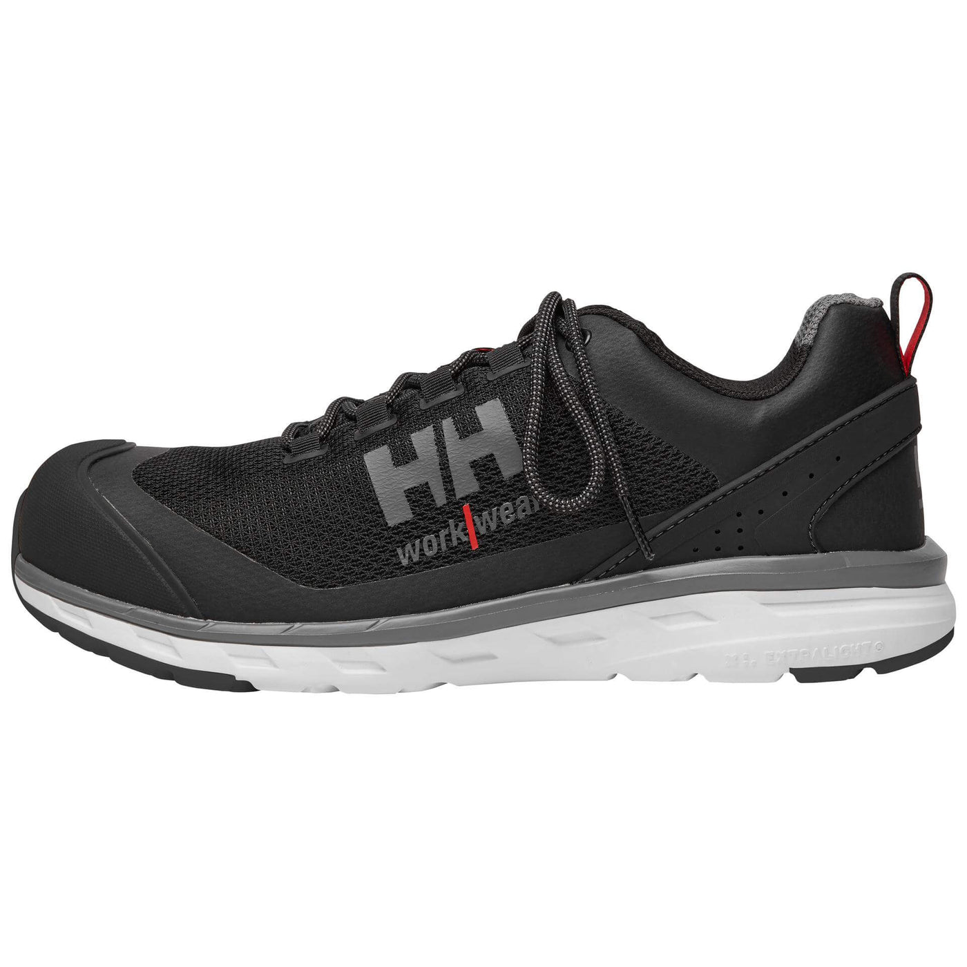 Helly Hansen Chelsea Evolution BRZ Low S1P Lightweight Safety Shoes Black/Grey Front#colour_black-grey