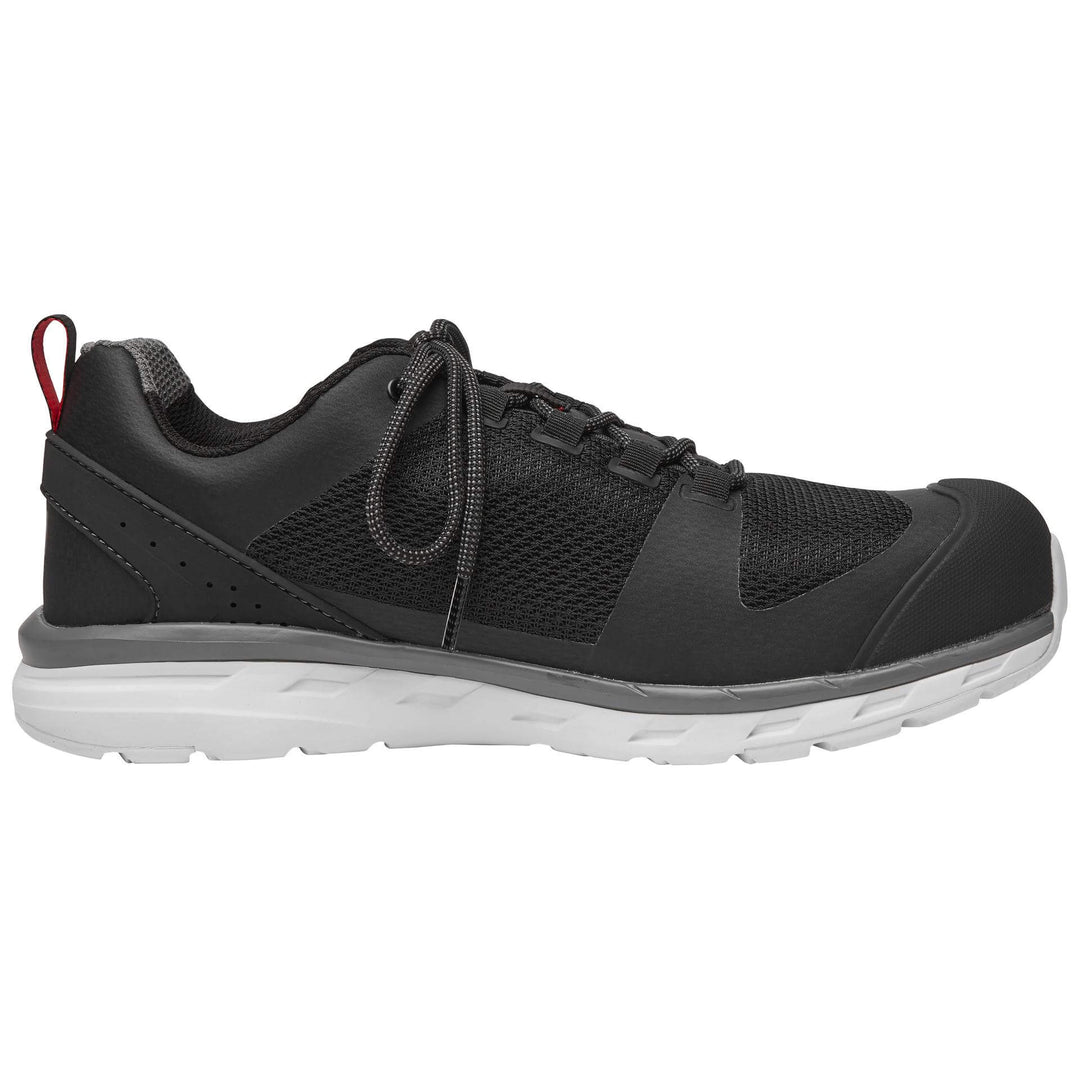 Helly Hansen Chelsea Evolution BRZ Low S1P Lightweight Safety Shoes Black/Grey Side#colour_black-grey