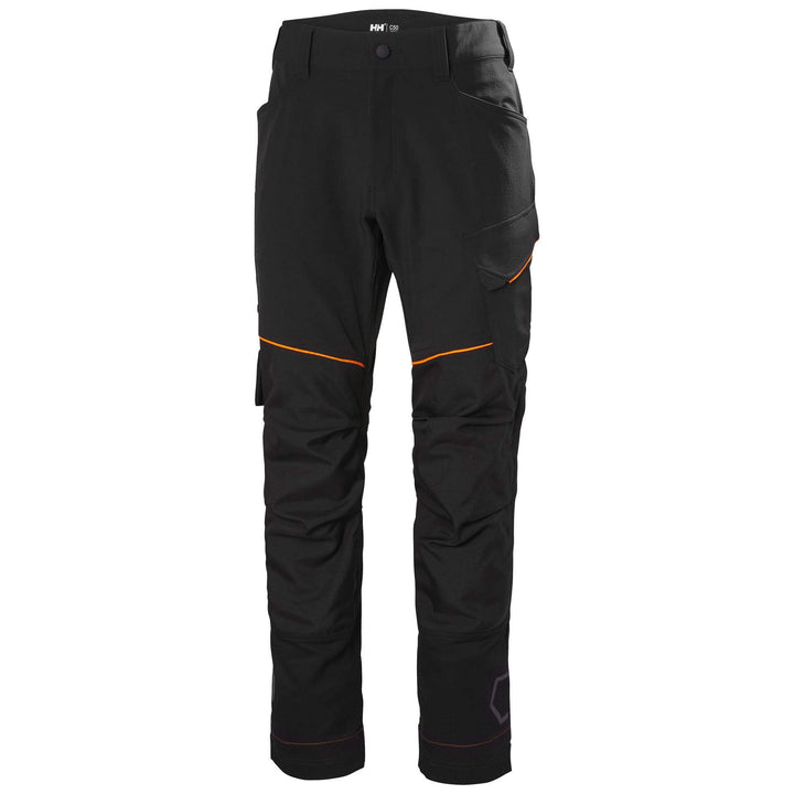 Helly Hansen Chelsea Evolution BRZ Stretch Work Trousers Black 1 Front #colour_black