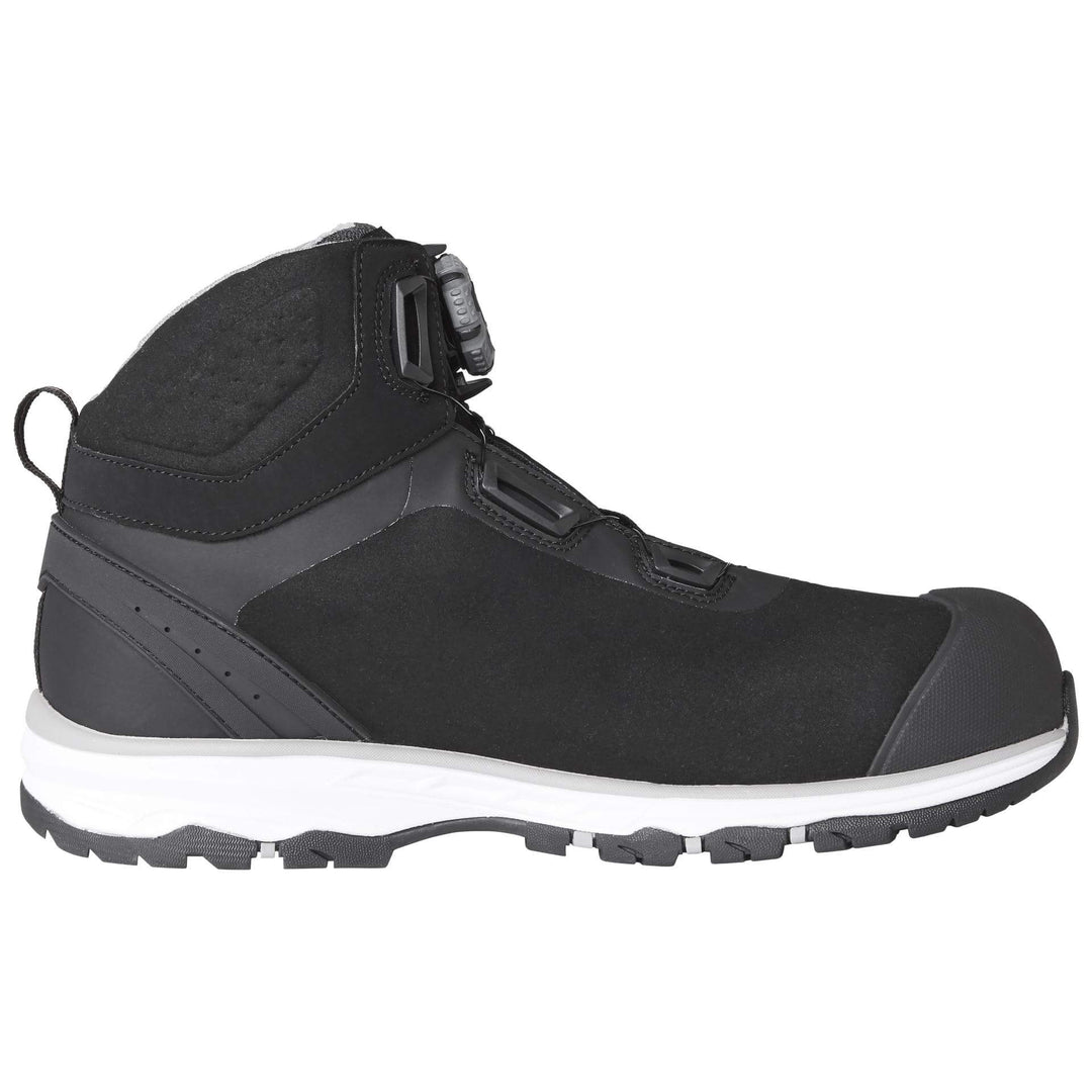 Helly Hansen Chelsea Evolution Boa Wide Composite Toe Cap Safety Work Boots Black/Grey 2 Side #colour_black-grey