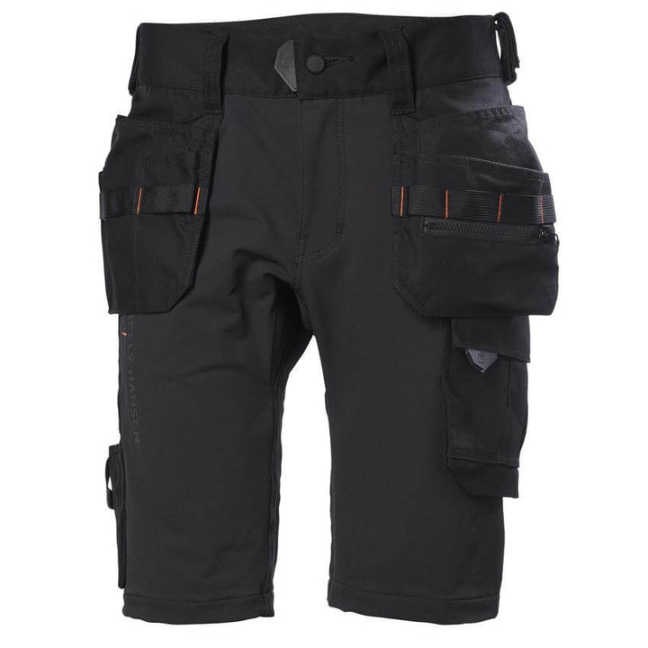 Helly Hansen Chelsea Evolution Stretch Construction Shorts Black 1 Front #colour_black