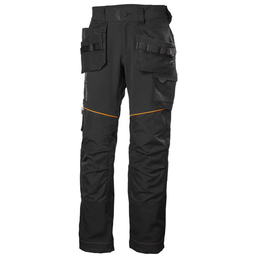 Helly Hansen Chelsea Evolution Stretch Construction Trousers Black 1 Front #colour_black