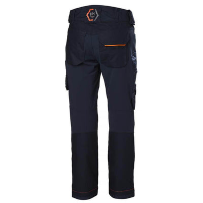 Helly Hansen Chelsea Evolution Stretch Construction Trousers Navy 2 Rear #colour_navy