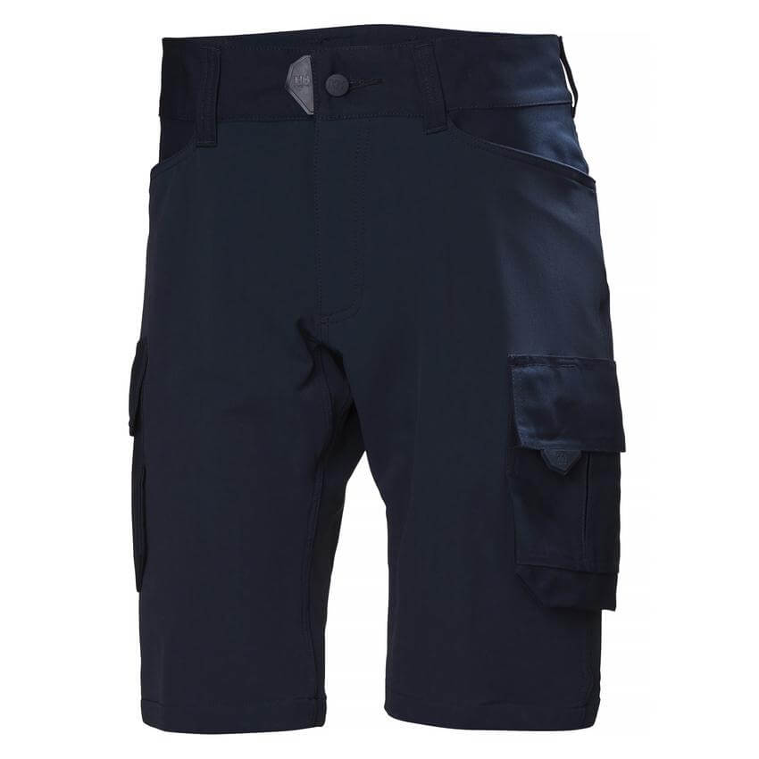 Helly Hansen Chelsea Evolution Stretch Service Shorts Navy 1 Front #colour_navy