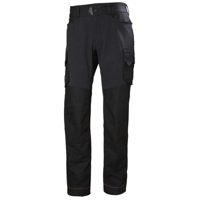 Helly Hansen Chelsea Evolution Stretch Service Work Trousers Black 1 Front #colour_black