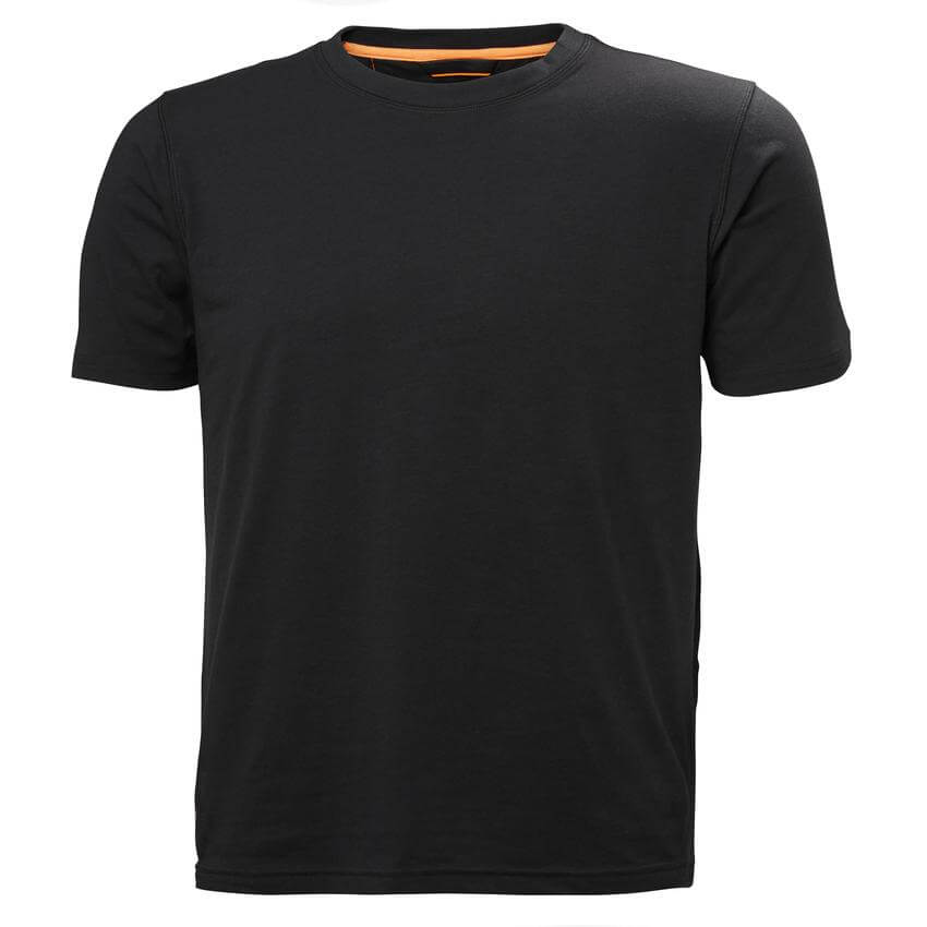 Helly Hansen Chelsea Evolution T-Shirt Black 1 Front #colour_black