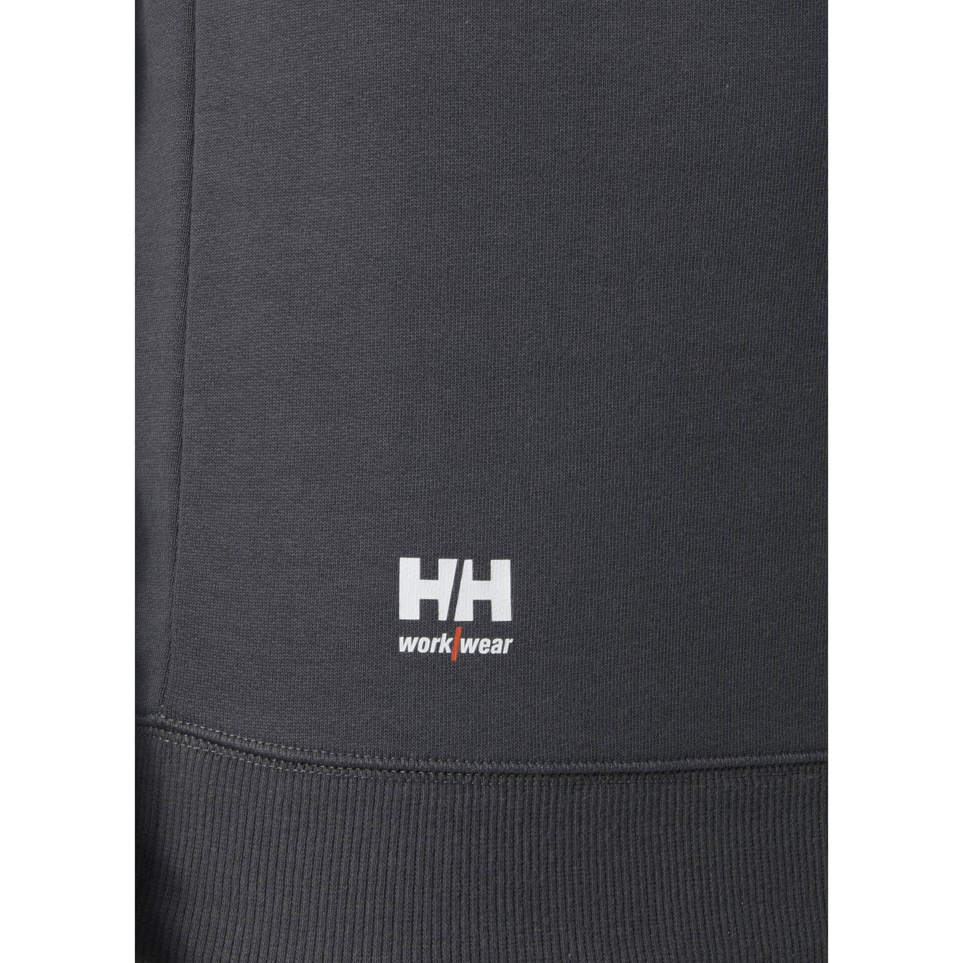 Helly Hansen Classic Half Zip Sweatshirt Dark Grey Feature 1#colour_dark-grey