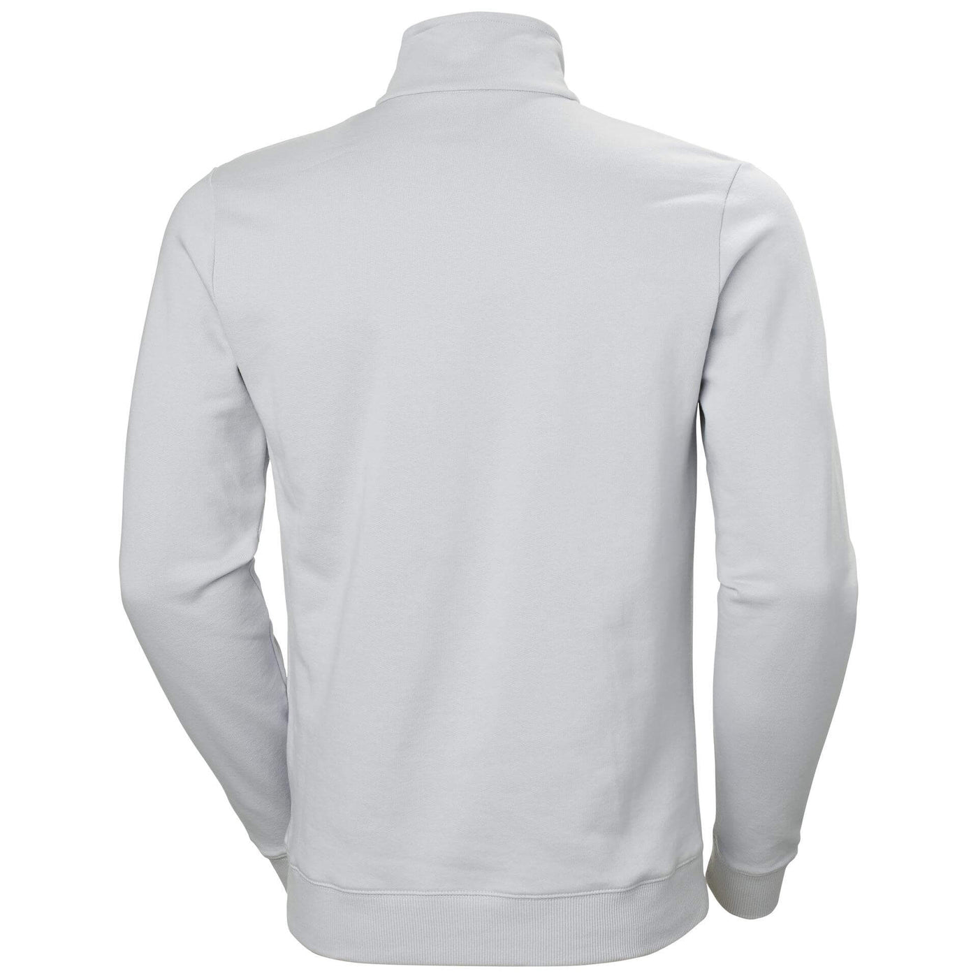 Helly Hansen Classic Half Zip Sweatshirt Grey Fog Back#colour_grey-fog