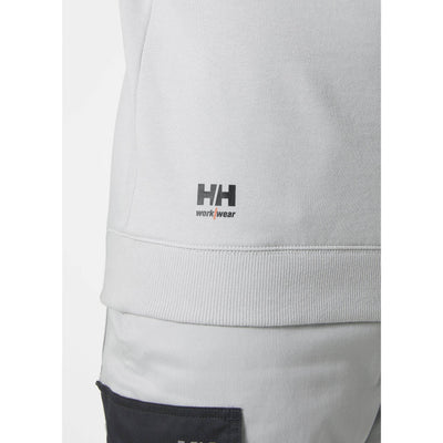 Helly Hansen Classic Half Zip Sweatshirt Grey Fog Feature 1#colour_grey-fog