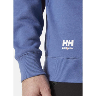 Helly Hansen Classic Half Zip Sweatshirt Stone Blue Feature 1#colour_stone-blue