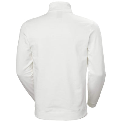 Helly Hansen Classic Half Zip Sweatshirt White Back#colour_white