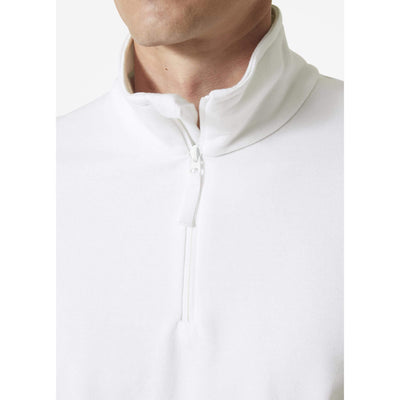 Helly Hansen Classic Half Zip Sweatshirt White Feature 2#colour_white