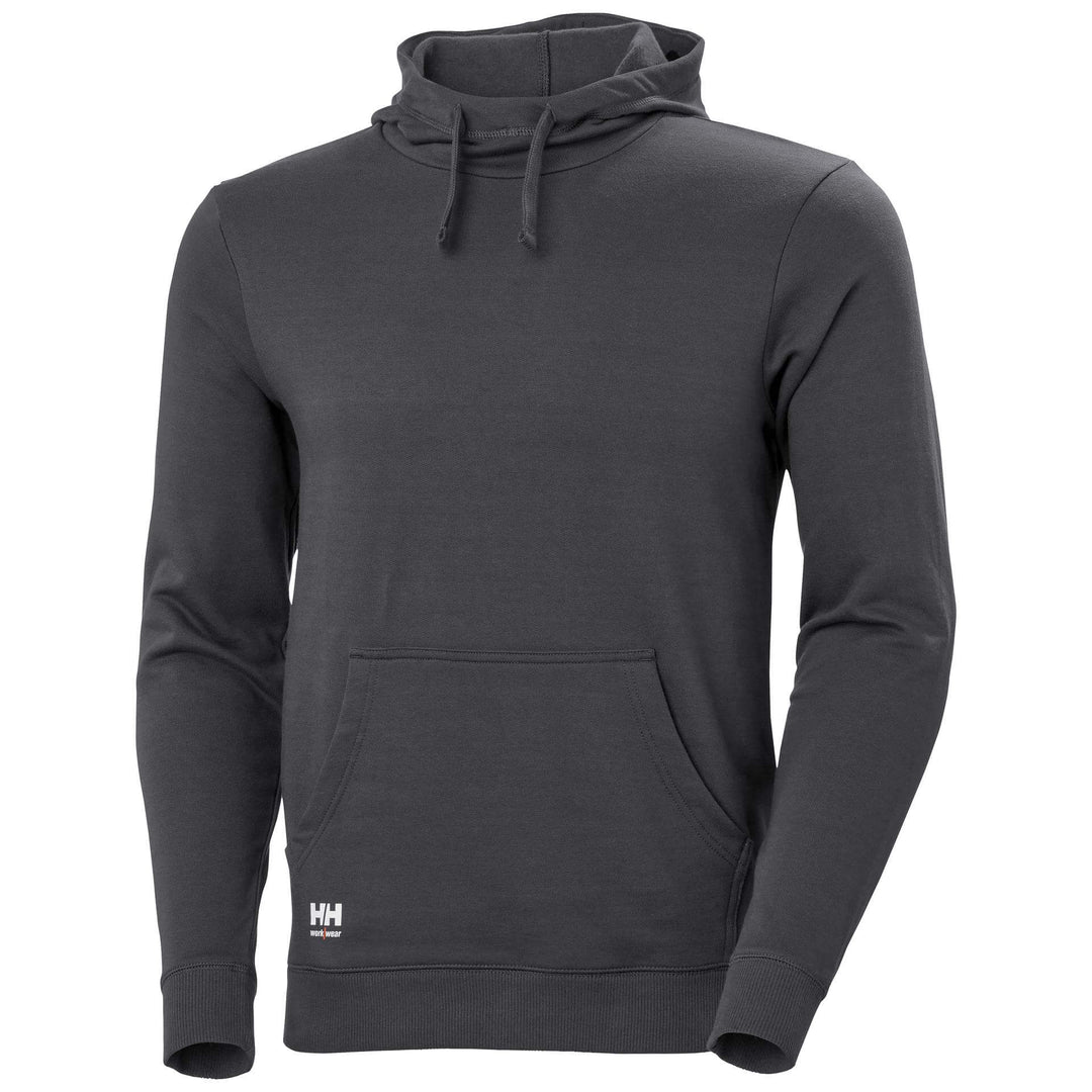 Helly Hansen Classic Hoodie Dark Grey Front#colour_dark-grey