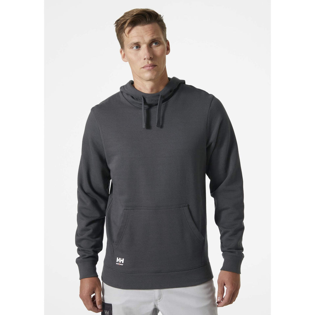 Helly Hansen Classic Hoodie Dark Grey OnBody 1#colour_dark-grey