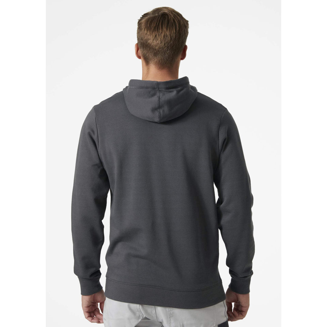 Helly Hansen Classic Hoodie Dark Grey OnBody 2#colour_dark-grey