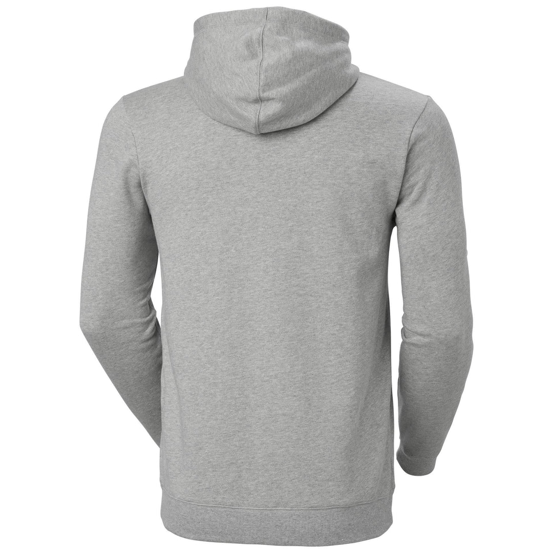 Helly Hansen Classic Hoodie Grey Melange Back#colour_grey-melange