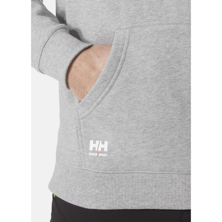 Helly Hansen Classic Hoodie Grey Melange Feature 1#colour_grey-melange