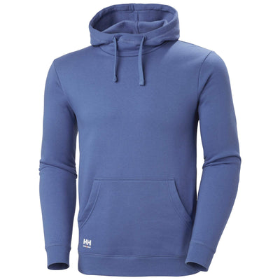 Helly Hansen Classic Hoodie Stone Blue Front#colour_stone-blue