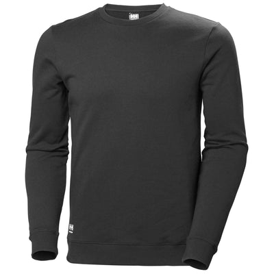 Helly Hansen Classic Sweatshirt Dark Grey Front#colour_dark-grey