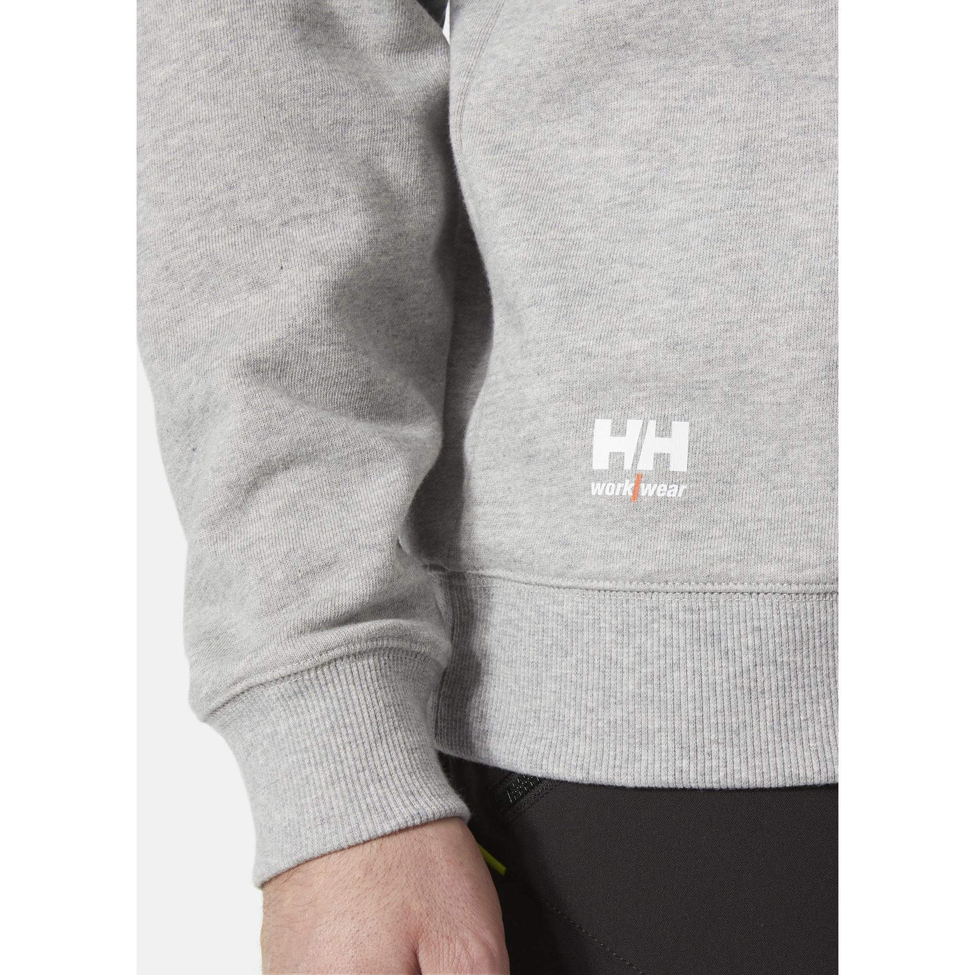 Helly Hansen Classic Sweatshirt Grey Melange Feature 1#colour_grey-melange