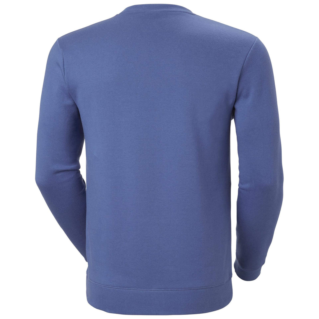 Helly Hansen Classic Sweatshirt Stone Blue Back#colour_stone-blue