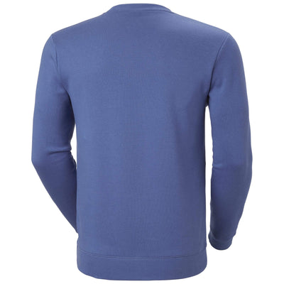 Helly Hansen Classic Sweatshirt Stone Blue Back#colour_stone-blue