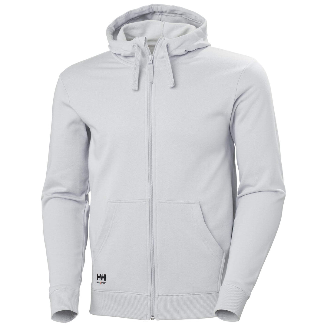 Helly Hansen Classic Zip Hoodie Grey Fog Front#colour_grey-fog