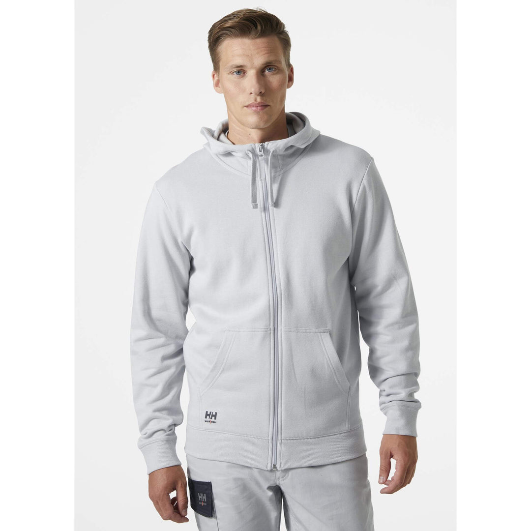 Helly Hansen Classic Zip Hoodie Grey Fog OnBody 1#colour_grey-fog