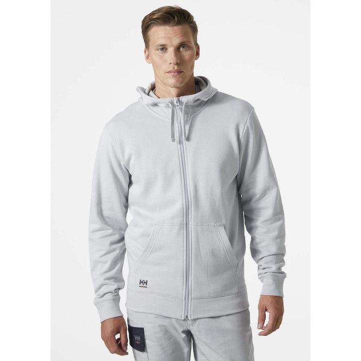 Helly Hansen Classic Zip Hoodie Grey Fog OnBody 1#colour_grey-fog