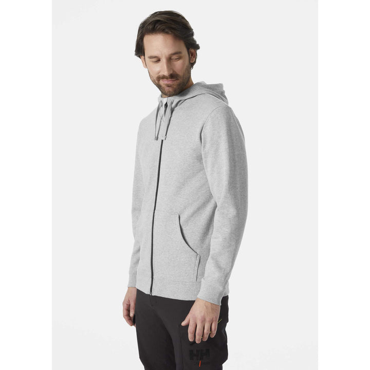 Helly Hansen Classic Zip Hoodie Grey Melange OnBody 1#colour_grey-melange