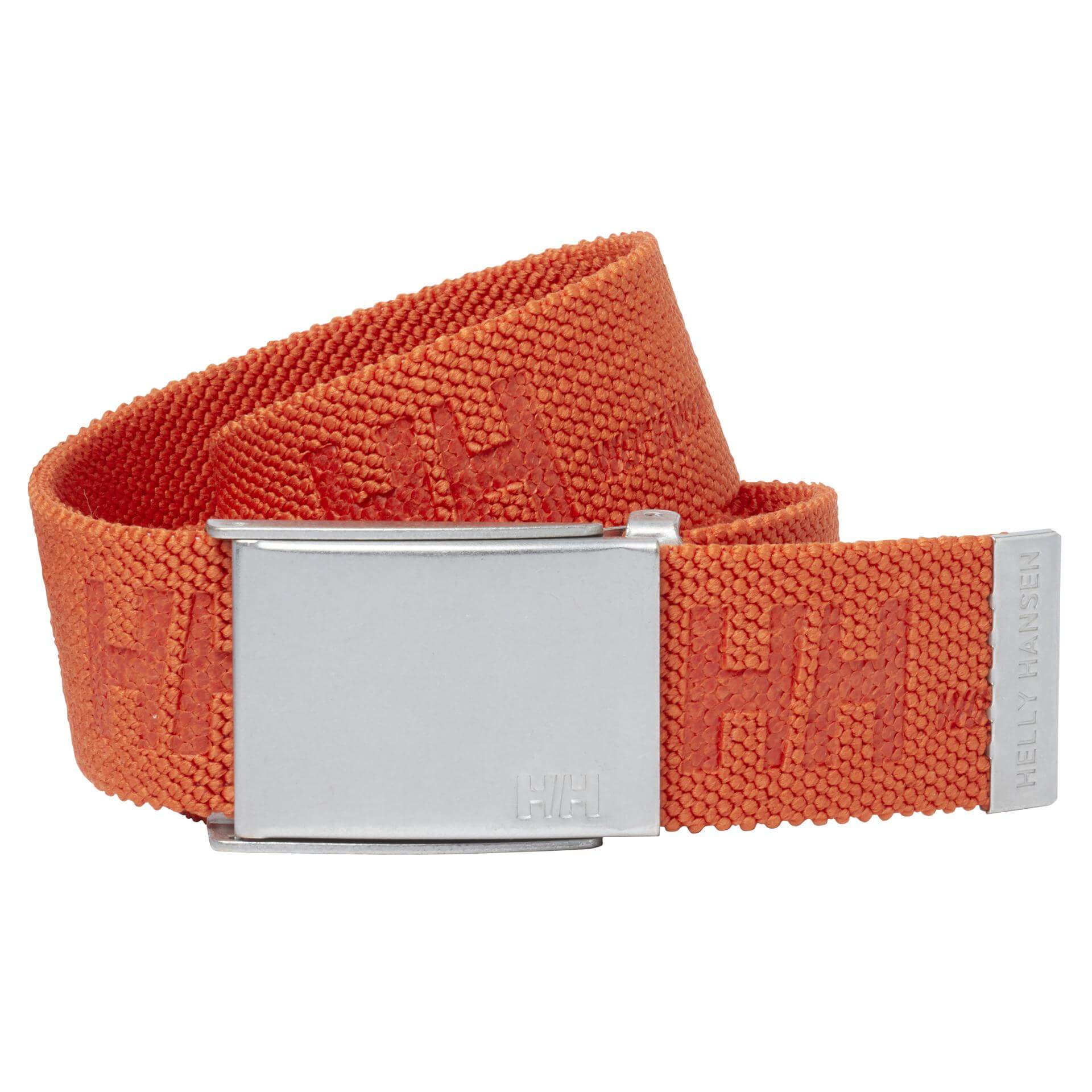 Helly Hansen HH Logo Webbing Belt Orange 1 Front #colour_orange