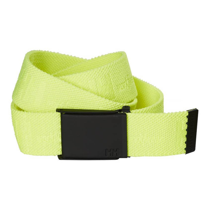 Helly Hansen HH Logo Webbing Belt Yellow 1 Front #colour_yellow