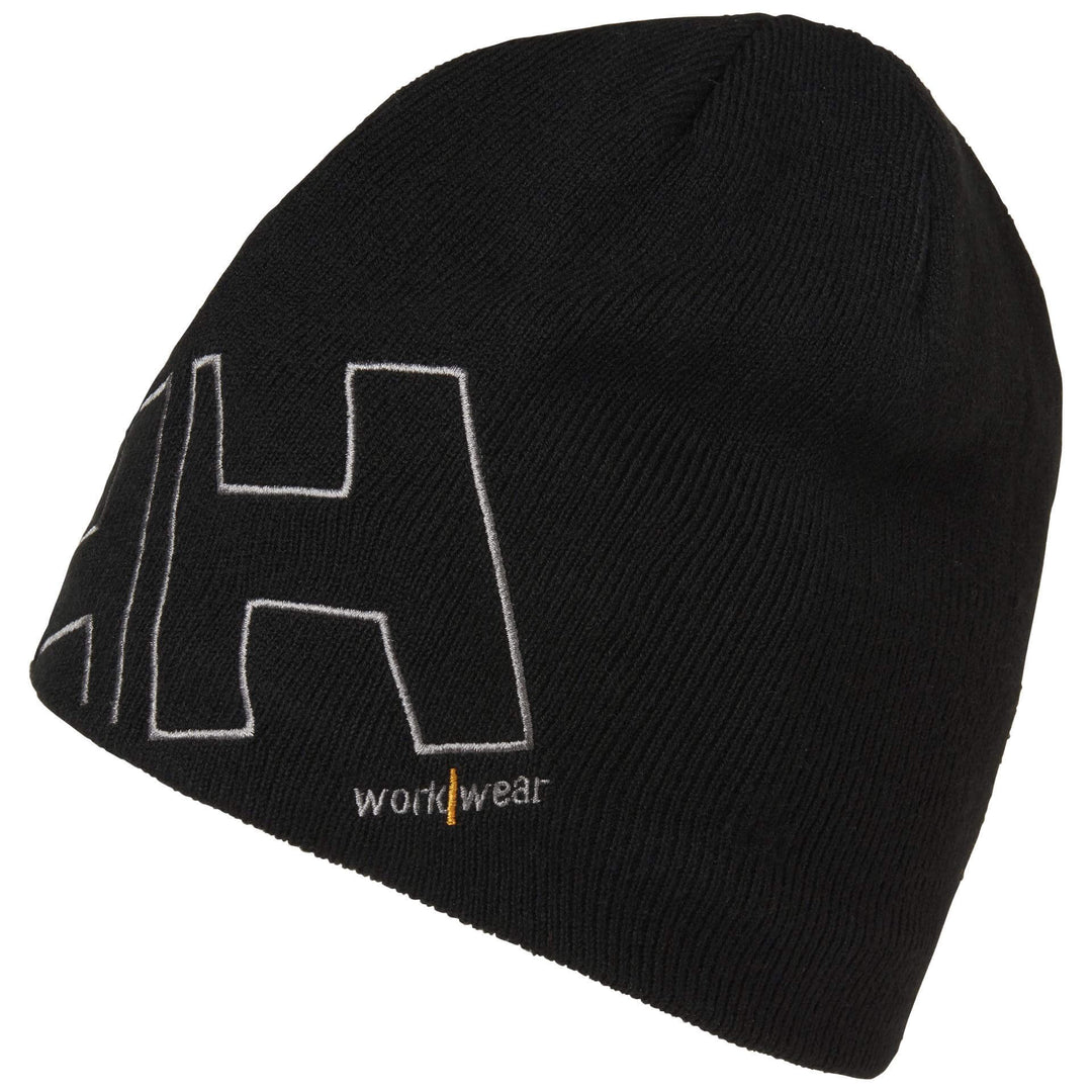 Helly Hansen HH Workwear Beanie Black Front#colour_black