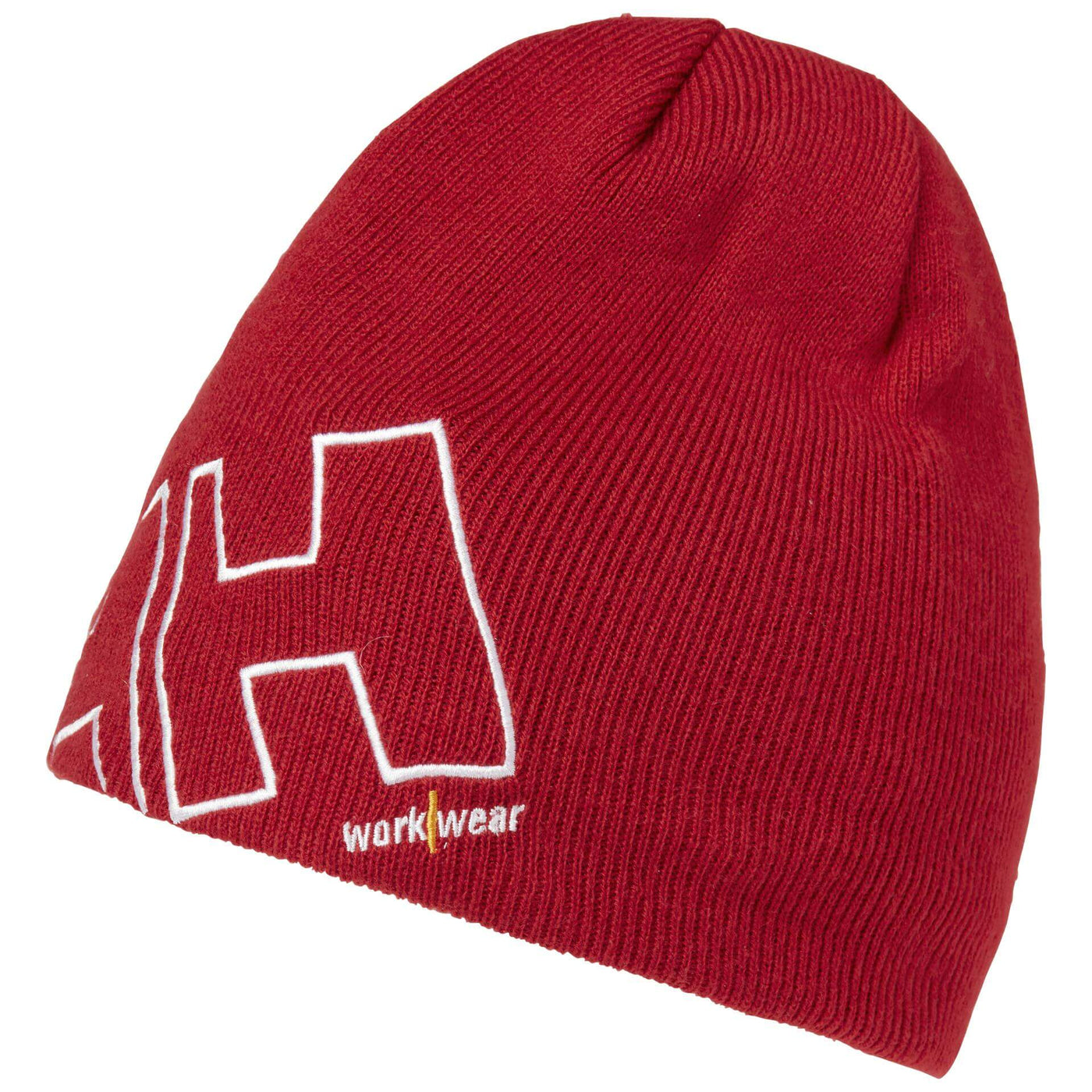 Helly Hansen HH Workwear Beanie HH Red (Sport) Front#colour_hh-red-(sport)
