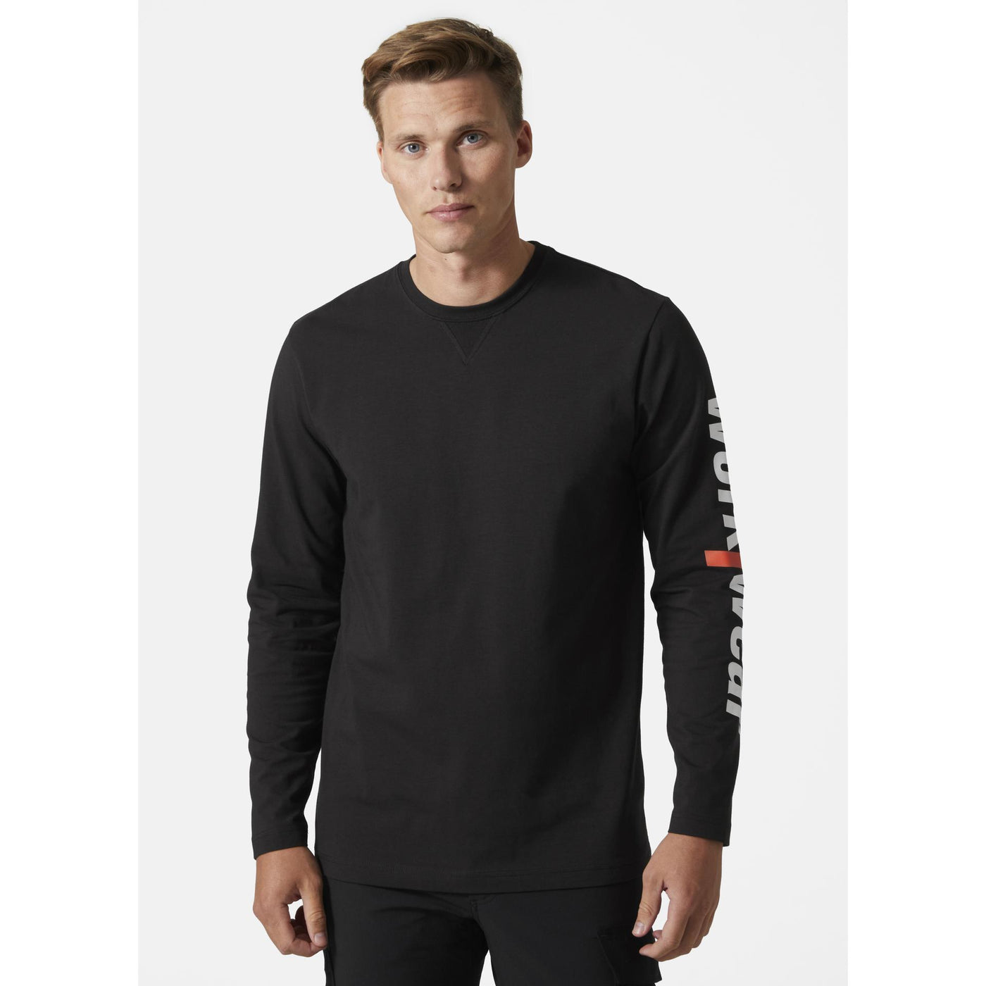Helly Hansen HH Workwear Graphic Longsleeve T-Shirt Black 3 #colour_black1