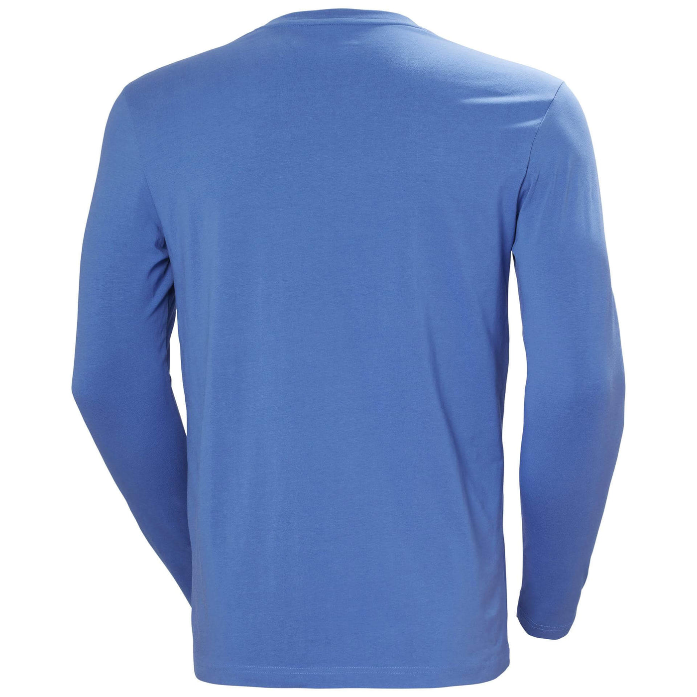 Helly Hansen HH Workwear Graphic Longsleeve T-Shirt Stone Blue 2 Rear #colour_stone-blue