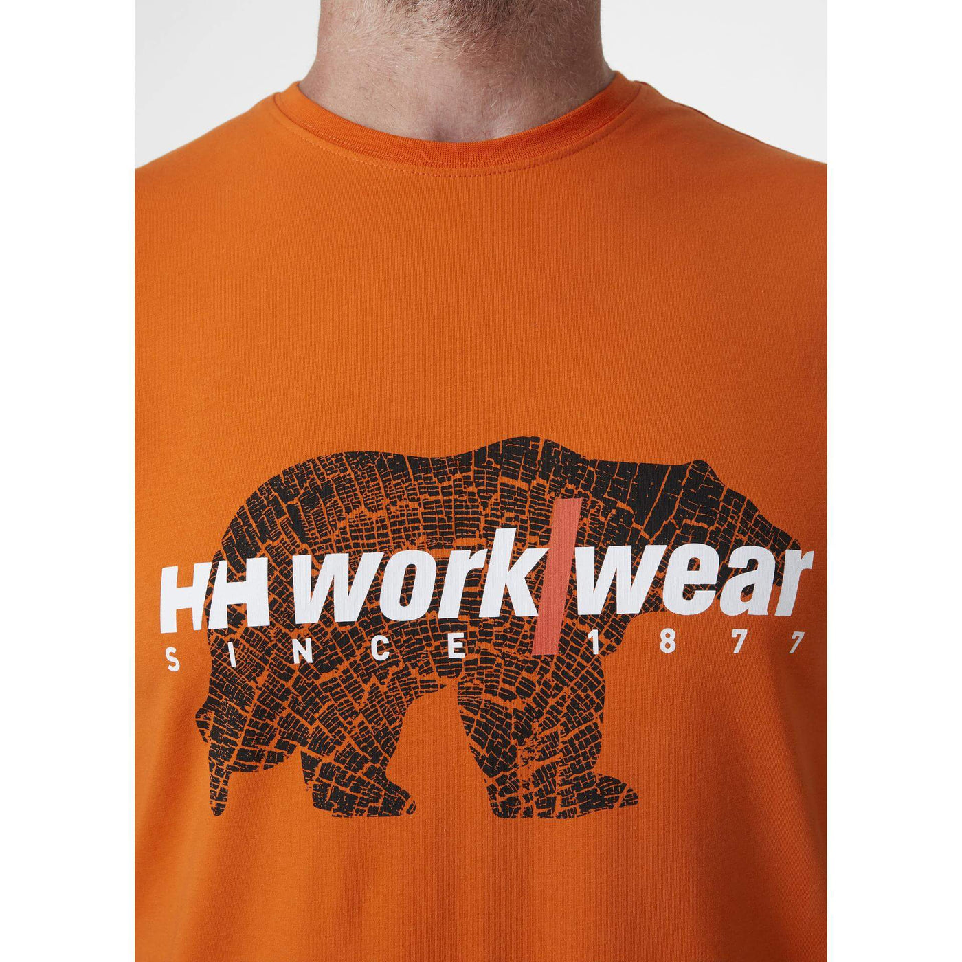Helly Hansen HH Workwear Graphic T-Shirt Dark Orange 5 Feature 1#colour_dark-orange