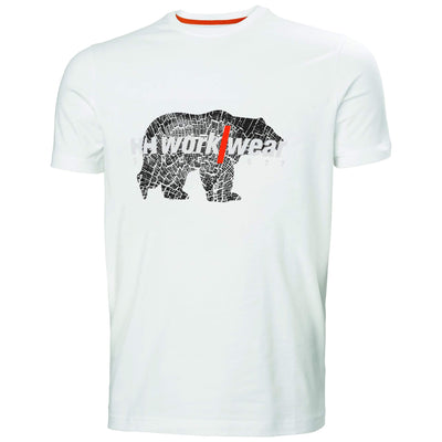 Helly Hansen HH Workwear Graphic T-Shirt White 1 Front #colour_white