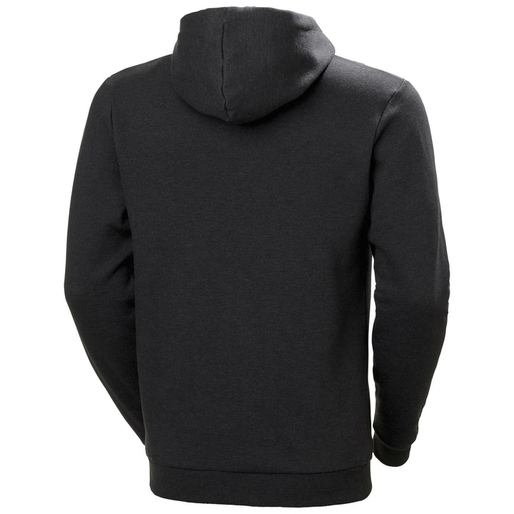 Helly Hansen HHH Workwear Graphic Hoodie Black Melange 2 #colour_black-melange1